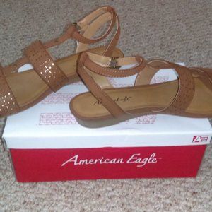 New American Eagle Brown Gladiator Sandals-Size 13